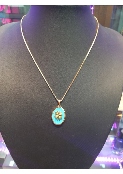 Yonca Detaylı Paslanmaz Çelik Kolye fiyatları