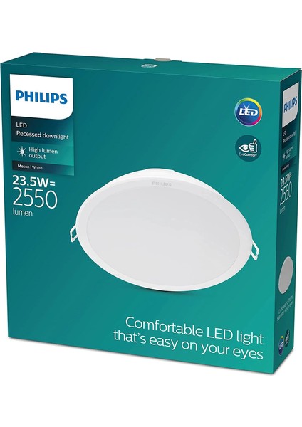 Meson 23.5 Watt Gömme LED Spot Günışığı (4000K) Göz Konforu Ledli Spot Armatür