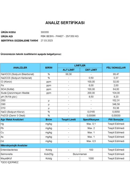 Hanzade Bitkisel İngiliz Karbonatı 500 gr