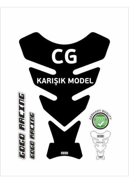 1403 Tank Pad Cg Karışık Modeller