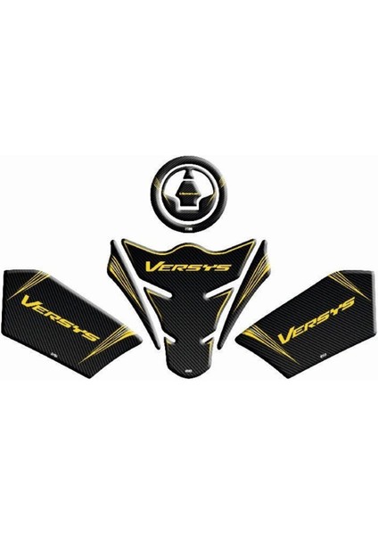 Kawasaki Versys 650 Uyumlu Tank Pad Set 003