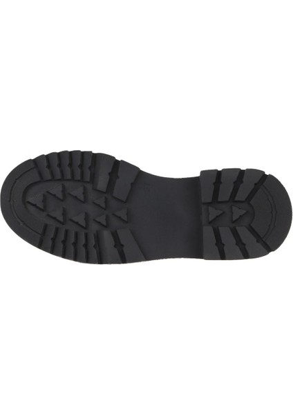 Siyah Deri Kadın Loafer 01WZ1404