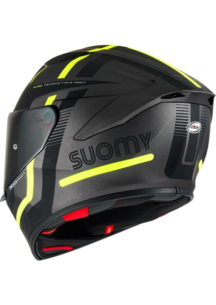 Track-1 Kask Nınety Seven Gun Metal-Yellow modelleri