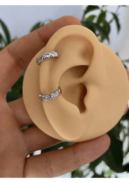 Ares Collection Kararmaz Zirkon Taşlı Earcuff Sıkıştırmalı Kıkırdak Conch Orbital Delik Gerektirmeyen Küpe EAR871 Henüz Yorum Yazılmamış.