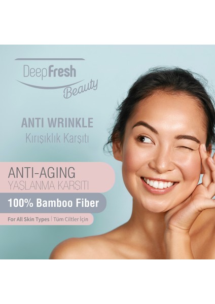 Deep Fresh Tek Kullanımlık Hyaluronic Acid Yaşlanma Karşıtı Yüz Maskesi 3 Adet