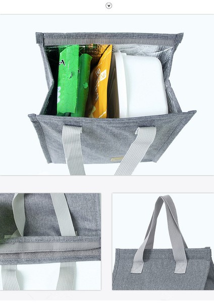 Kullanışlı Öğle Yemeği Çantası Termal Kutu Çantası 22.5X13X25.5CM (Yurt Dışından) fırsatları