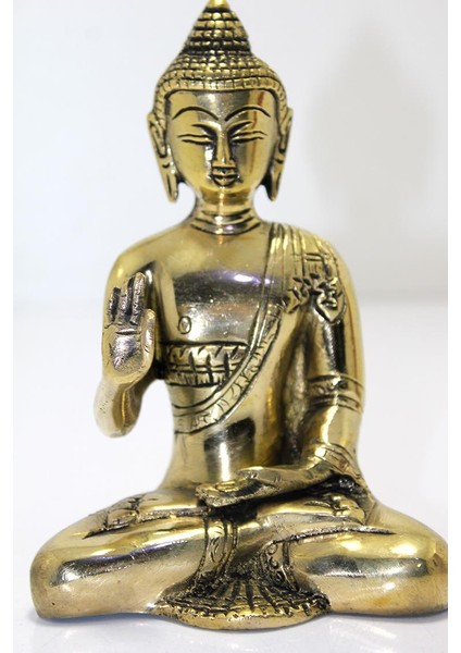 Metal Buda Biblosu 17 cm Dekoratif Hediyelik