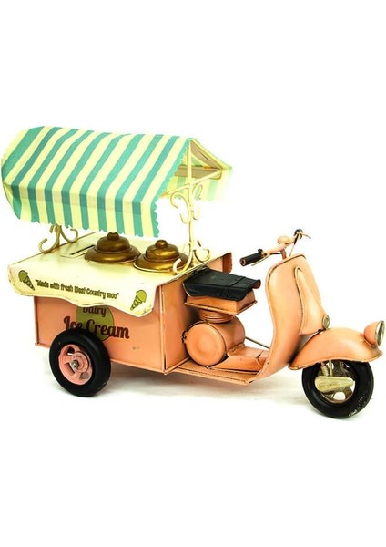 Metal Dondurma Arabası Biblo Dekoratif Hediyelik modelleri