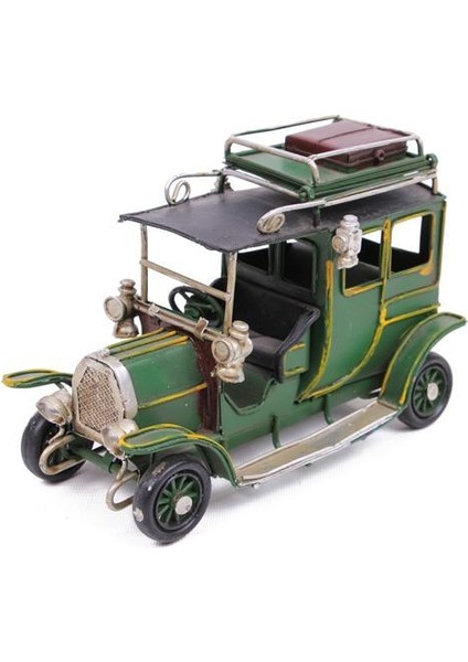 Dekoratif Metal Araba Çerçeveli Biblo Hediyelik