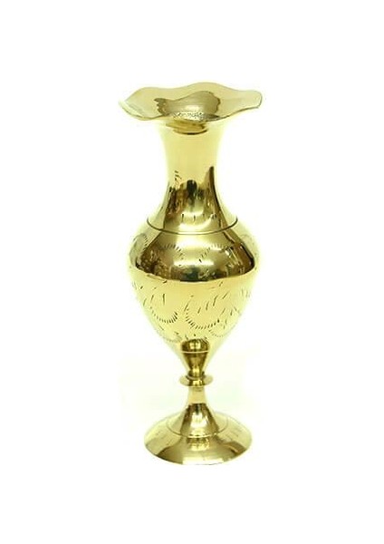 Vazo Düz Model Tamamı Pirinç Dekoratif Hediyelik fiyatları