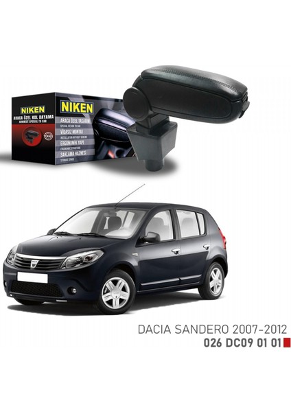 Dacia Sandero 2007-2012 Kol Dayama Siyah