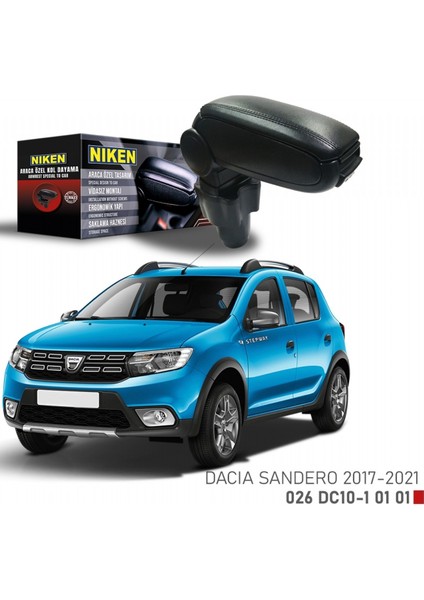 Dacia Sandero 2017-2021 Kol Dayama Siyah modelleri