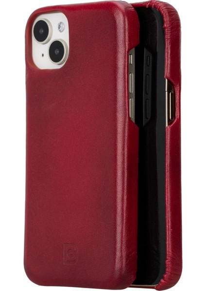 Apple iPhone 15 Plus Uyumlu Deri Arka Kapak F360 V4EF