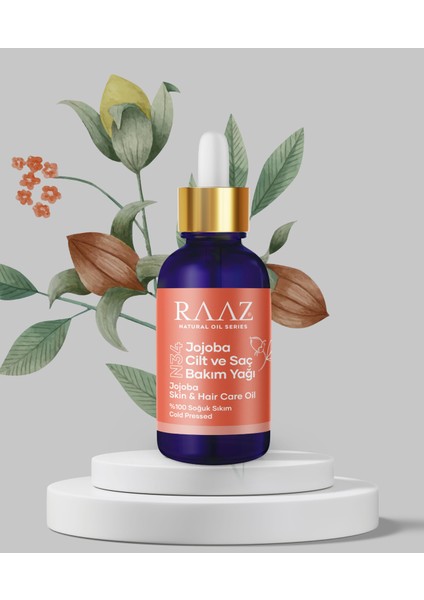 N 34 Jojoba Cilt ve Saç Bakım Yağı 50 ml %100 Saf Doğal Yağ Jojoba Skin And Hair Care Oil