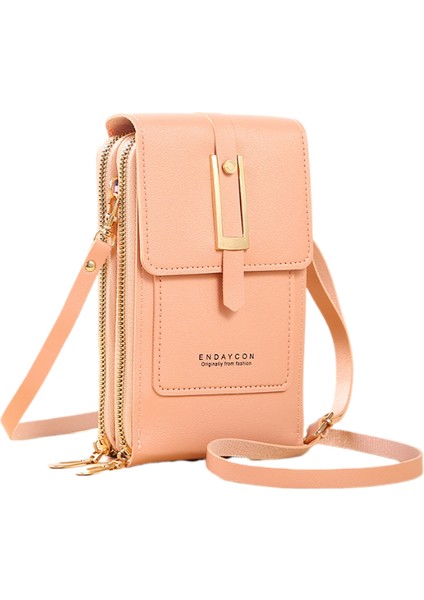 Kadın Yumuşak Deri Dokunmatik Ekran Cep Telefonu Crossbody Omuz (Yurt Dışından)