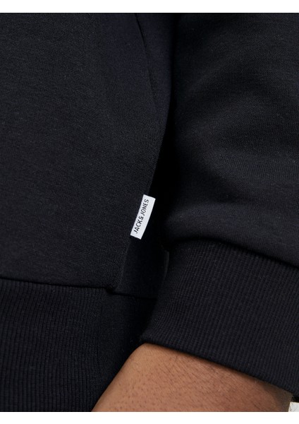 Büyük Beden Bisiklet Yaka Sweatshirt - Bradley indirimleri