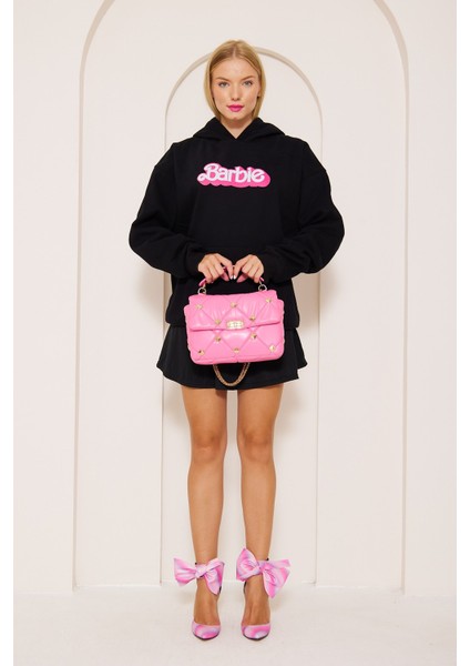 Barbie Baskı Oversize Sweatshirt modelleri