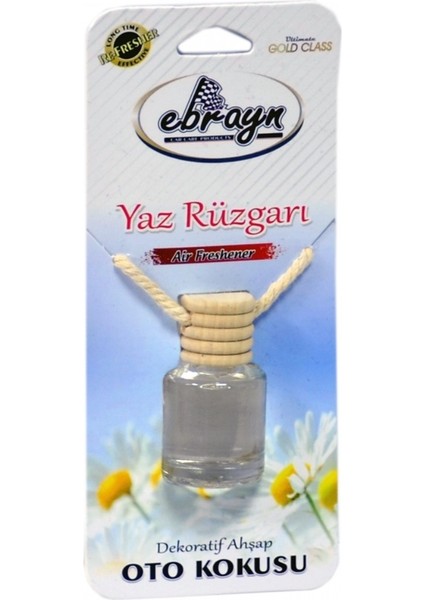 Dekoratif Ahşap Oto Kokusu Yaz Rüzgarı 8 ml