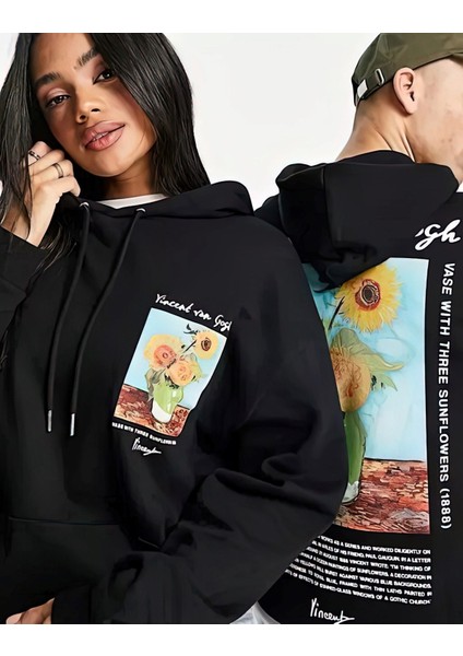 Vincent Van Gogh Baskı Oversize Sweatshirt