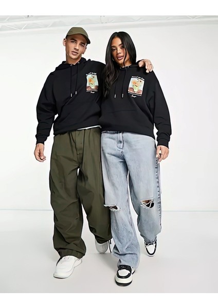 Vincent Van Gogh Baskı Oversize Sweatshirt fiyatları