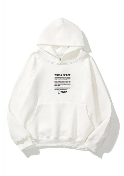 Picasso Baskı Oversize Sweatshirt