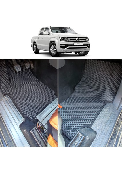 Volkswagen Amarok 3D Havuzlu Paspas 2010 Sonrası