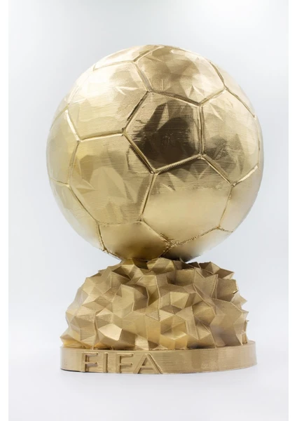 Fıfa Ballon D'or Maketi Orjinal Gold Kaplama 15 cm Kaliteli