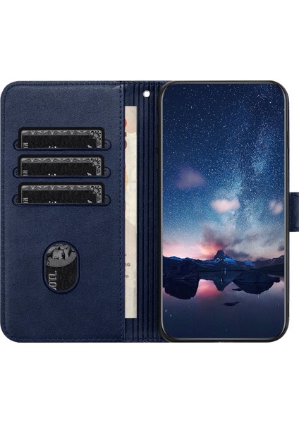 - 1383 Oppo Reno 10 Pro Plus Için Kart Tutuculu Deri Cüzdan Telefon Kılıfı - Mavi (Yurt Dışından) fırsatları