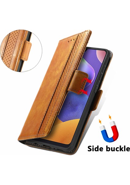 Ile Uyumlu Samsung Galaxy A31 Cüzdan Kılıfı, Kart Tutuculu Pu Deri Flip Kılıf Rfıd Engelleme Kickstand Telefon Kapağı (Yurt Dışından) fırsatları