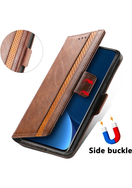 Ile Uyumlu Xiaomi 12 Pro Cüzdan Kılıfı, Kart Tutuculu Pu Deri Flip Kılıf Rfıd Engelleme Kickstand Telefon Kapağı (Yurt Dışından)