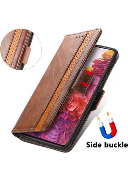 Ile Uyumlu Samsung Galaxy S20FE Cüzdan Kılıfı, Kart Tutuculu Pu Deri Flip Kılıf Rfıd Engelleme Kickstand Telefon Kapağı (Yurt Dışından)
