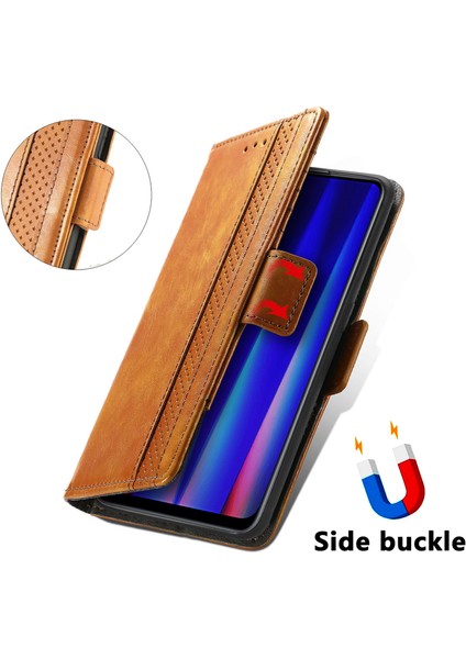 Ile Uyumlu Oneplus Nord Ce 2 5g Cüzdan Kılıfı, Kart Tutuculu Pu Deri Flip Kılıf Rfıd Engelleme Kickstand Telefon Kapağı (Yurt Dışından)