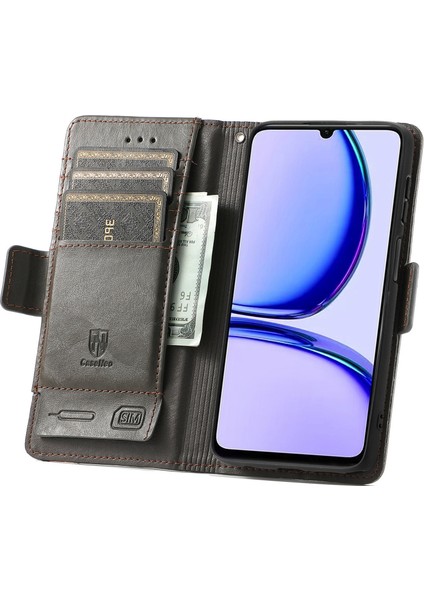 Ile Uyumlu Oppo Realme C53 Cüzdan Kılıfı, Kart Tutuculu Pu Deri Flip Kılıf Rfıd Engelleme Kickstand Telefon Kapağı (Yurt Dışından) modelleri