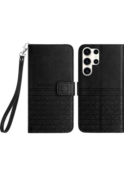 Ile Uyumlusamsung Galaxy S23 Ultra Kickstand Koruyucu Cüzdan Kılıfı, Kart Tutuculu, Flip Folyo Kitap Pu Deri Darbeye Dayanıklı Kapak (Yurt Dışından)