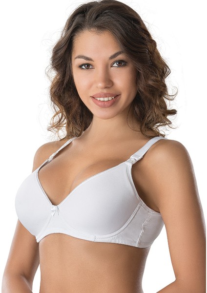 Push-Up Etkili Balenli Toparlayıcı Kadın Hamile Emzirme Sütyeni 166 Beyaz fiyatları