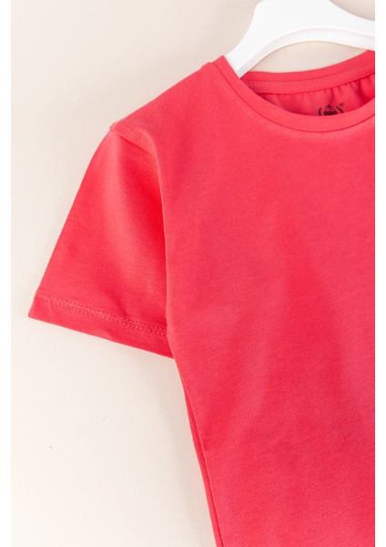 Kısa Kollu Çocuk Tişört Body Düz Narçiçeği fiyatları