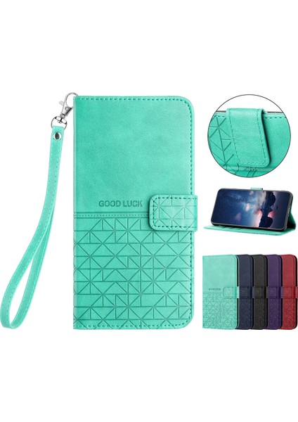 - 1383 Xiaomi Redmi Note 12 4g Için Kart Tutuculu Deri Cüzdan Telefon Kılıfı - Yeşil (Yurt Dışından) fiyatları