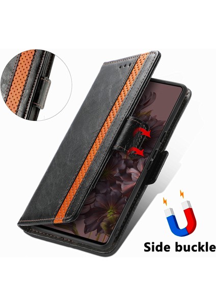 Ile Uyumlu Google Pixel 7 Pro Cüzdan Kılıfı, Kart Tutuculu Pu Deri Flip Kılıf Rfıd Engelleme Kickstand Telefon Kapağı (Yurt Dışından)