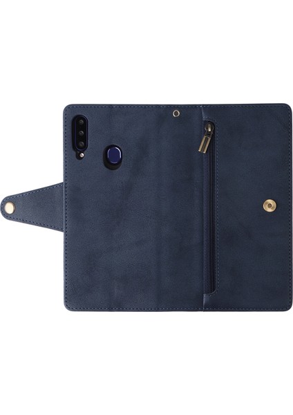 Ile Uyumlusamsung Galaxy A20S Mıknatıslı Deri Zip Cüzdan Kart Sahibi (Yurt Dışından) indirimleri