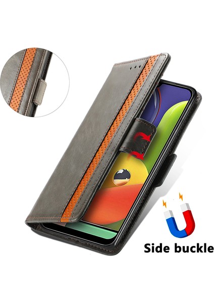 - 1383 Samsung Galaxy A70/A70S Için Kart Tutuculu Pu Deri Cüzdan Telefon Kılıfı - Gri (Yurt Dışından) fırsatları