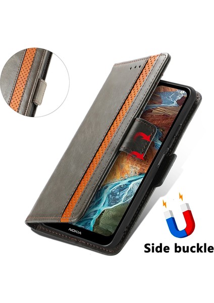 - 1383 Nokia G300 Için Kart Tutuculu Pu Deri Cüzdan Telefon Kılıfı - Gri (Yurt Dışından) fırsatları