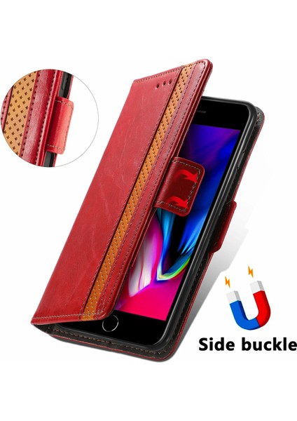 Ile Uyumlu iPhone 7 Plus/8 Plus Cüzdan Kılıfı, Kart Tutuculu Pu Deri Flip Kılıf Rfıd Engelleme Kickstand Telefon Kapağı (Yurt Dışından) fırsatları