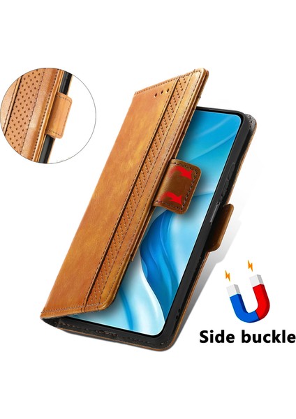 - 1383 Xiaomi 11 Lite 5g Için Kart Tutuculu Pu Deri Cüzdan Telefon Kılıfı - Haki (Yurt Dışından) fırsatları