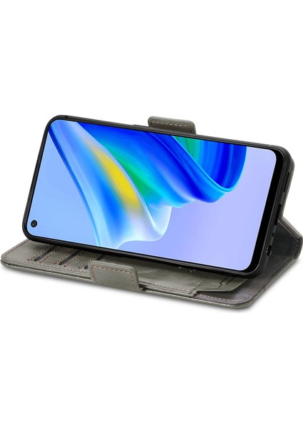 Ile Uyumlu Oppo A95 4g 5g Cüzdan Kılıfı, Kart Tutuculu Pu Deri Flip Kılıf Rfıd Engelleme Kickstand Telefon Kapağı (Yurt Dışından) modelleri