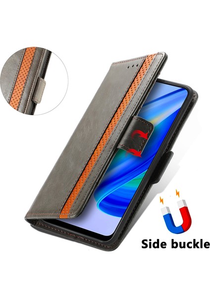 Ile Uyumlu Oppo A95 4g 5g Cüzdan Kılıfı, Kart Tutuculu Pu Deri Flip Kılıf Rfıd Engelleme Kickstand Telefon Kapağı (Yurt Dışından) fırsatları