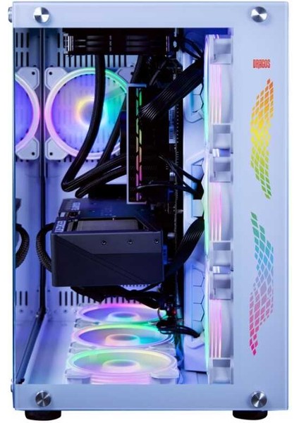 DRX6140 Ryzen 7 5700X 32GB 1tb M.2 Nvme SSD 8gb RTX4060 27 Inç 165Hz Curved Freedos Oyuncu Bilgisayarı
