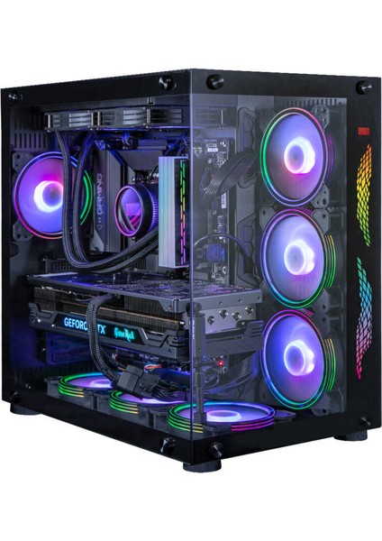 DRX6125 Ryzen 7 5700X 16GB Ram 1tb M.2 Nvme SSD 8gb RTX4060 Sıvı Soğutmalı Oyuncu Freedos Bilgisayarı