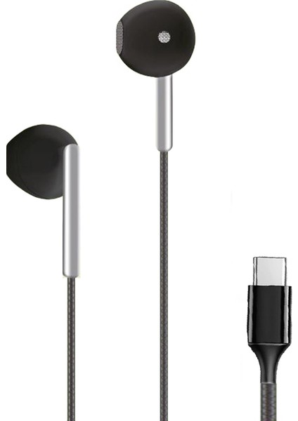 H46 Type-C Stereo Kulak Içi Kablolu Kulaklık