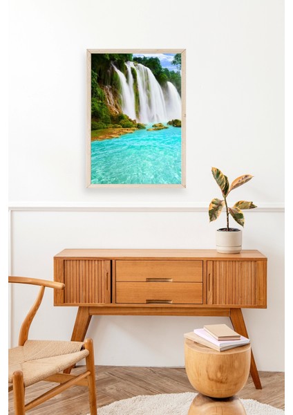 Manzara Doğa Ahşap Çerçeveli Tablo fiyatları