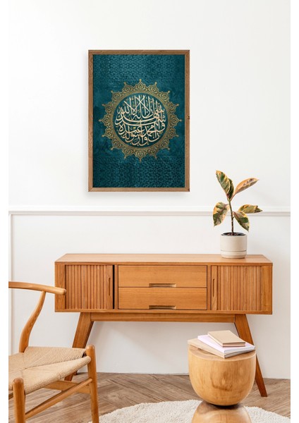 Hat Yazısı Ahşap Çerçeveli Tablo modelleri